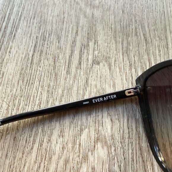quay australia ever after black brown fade oversized cat eye sunglasses eyewear